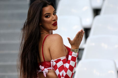 Ivana Knoll, Miss Croacia, quien ha dado de qué hablar en el Mundial de Qatar 2022