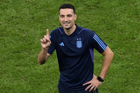 Lionel Scaloni, campeón del mundo con la selección Argentina