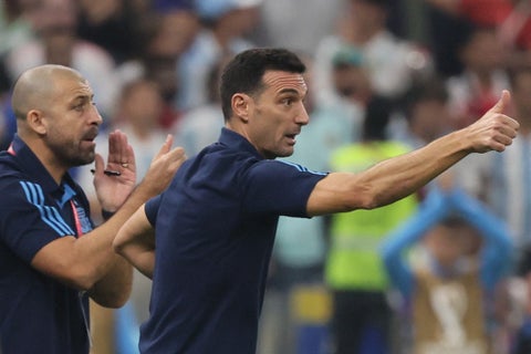 Lionel Scaloni, técnico de la Selección Argentina en Qatar 2022