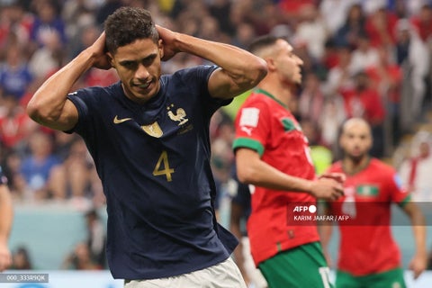 Raphael Varane, selección de Francia se perdería la final