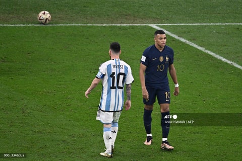 El desplante de Messi a Mbappé en la final del mundial