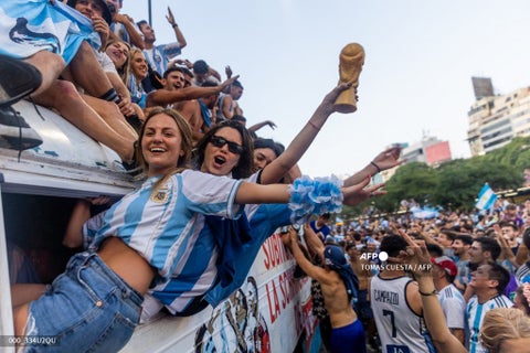 Listo el festejo para recibir a la Selección Argentina de Qatar 2022