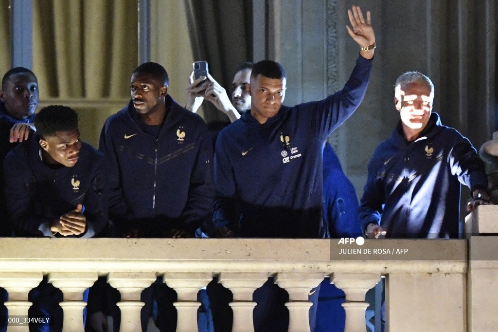 Recibimiento para Francia tras la derrota en la final del Mundial Qatar 2022