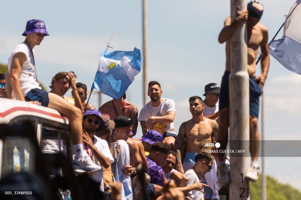 Caravana de la Selección Argentina en Buenos Aires