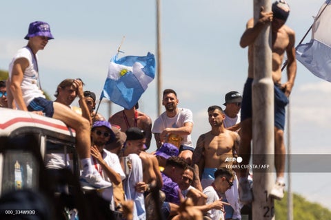 Caravana de la Selección Argentina en Buenos Aires