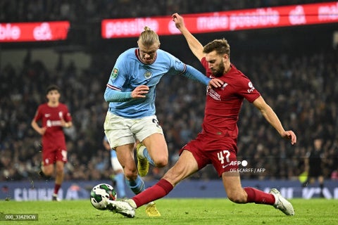 Liverpool vs Manchester City - Copa de la Liga inglesa 2022