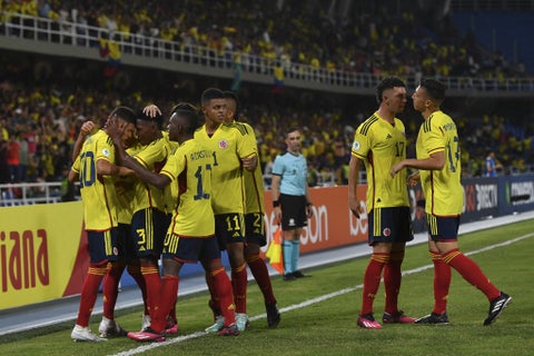 Ls selección Colombia empató ante Paraguay en la primera fecha del Sudamericano sub 20
