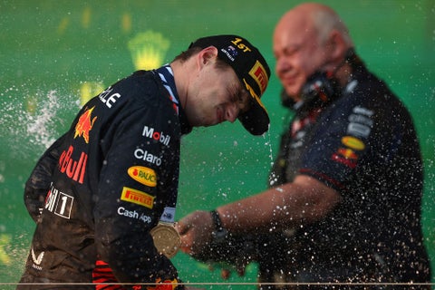 Max Verstappen tras ganar el Gran Premio de Australia de Fórmula 1