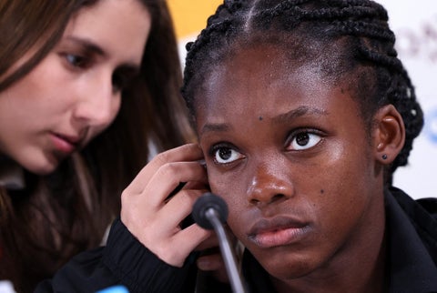 Linda Caicedo con la selección Colombia en el Mundial Femenino 2023