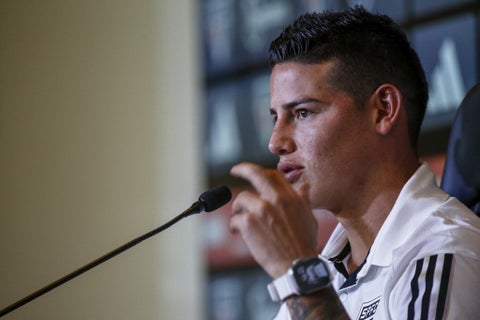 James Rodríguez con Sao Paulo