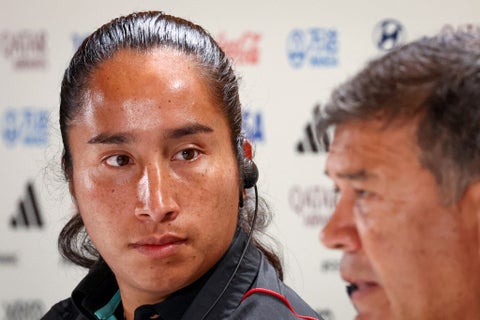 Mayra Ramírez con la selección Colombia