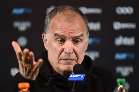 Marcelo Bielsa, entrenador de Uruguay