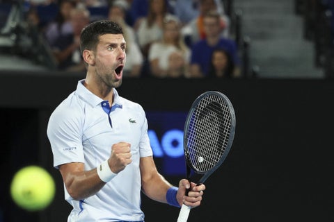 Djokovic en el Abierto de Australia 2024