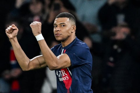 Mbappé con el PSG