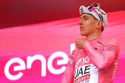 Tadej Pogačar en el Giro de Italia 2024