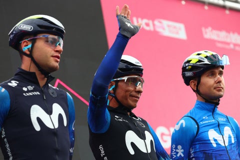 Nairo Quintana con el Movistar Team
