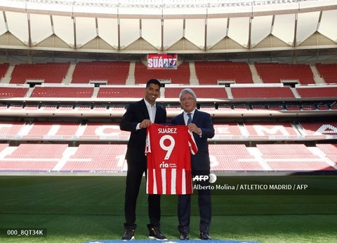Luis Suárez, delantero del Atlético de Madrid
