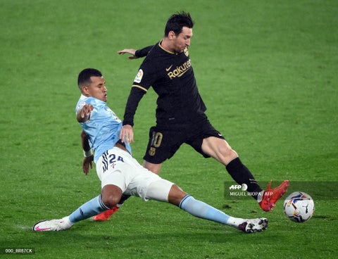 Jeison Murillo y Lionel Messi - Liga española