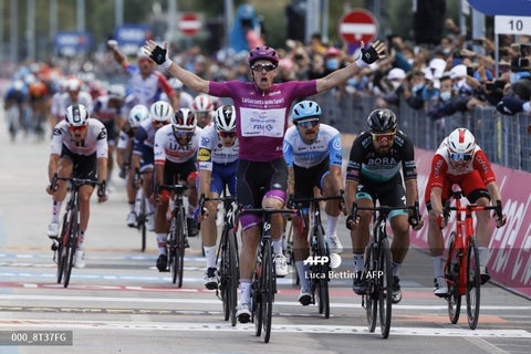 Arnaud Démare, ganador de la camiseta de puntos en el Giro de Italia