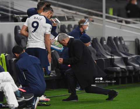 Gareth Bale y José Mourinho