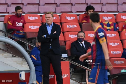 Ronald Koeman y Messi