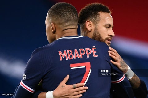 Neymar y Mbappé, PSG