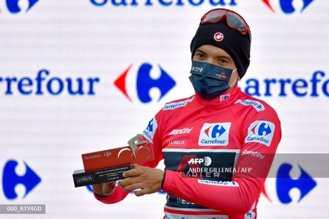 Richard Carapaz, líder de la Vuelta a España