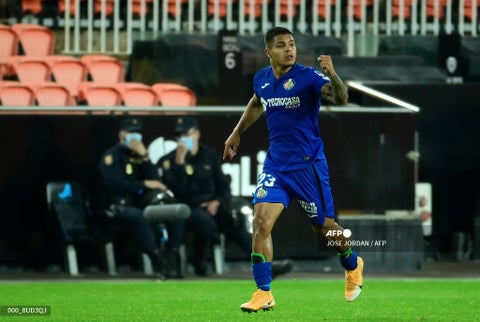 Cucho Hernández, delantero colombiano del Getafe