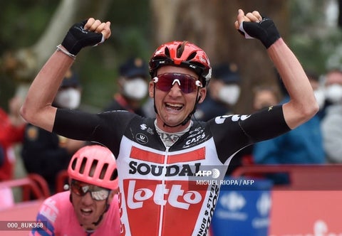 Tim Wellens ganó la etapa 14 de la Vuelta a España
