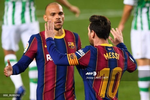 Messi, figura del Barcelona ante el Betis