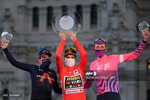 Richard Carapaz fue segundo en la Vuelta a España