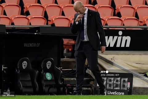 Zinedine Zidane, técnico del Real Madrid