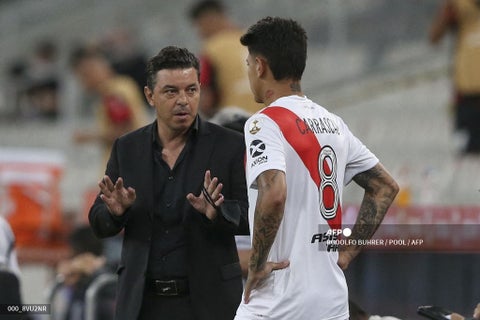 Marcelo Gallardo y Jorge Carrascal, River Plate