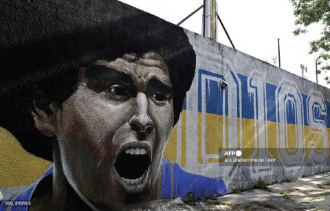 Diego Maradona, mural
