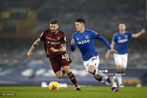 James Rodríguez - Everton vs Leeds United