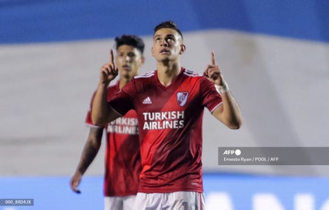 Rafael Santos Borré y Jorge Carrascal - River Plate