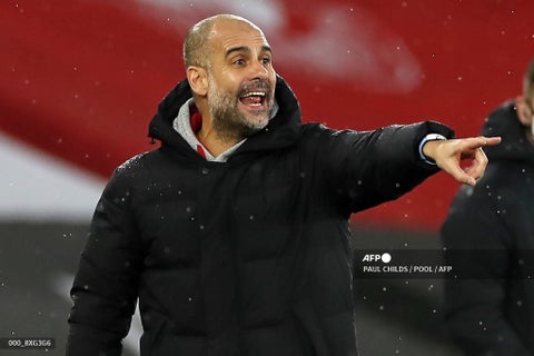 Pep Guardiola, técnico de Manchester City