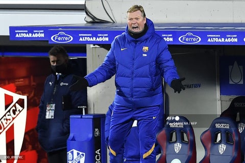 Ronaldo Koeman, entrenador de Barcelona