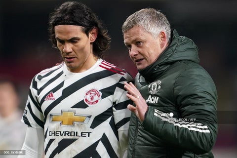 Cavani, Gunnar Solskjaer