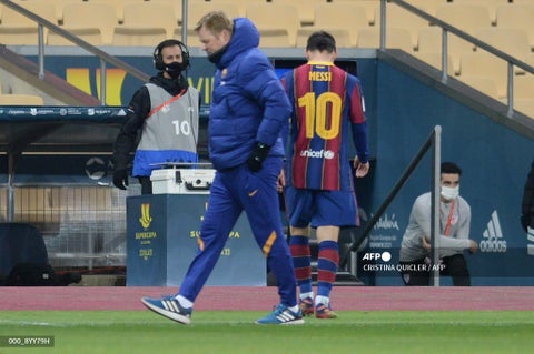 Expulsión de Messi con Barcelona