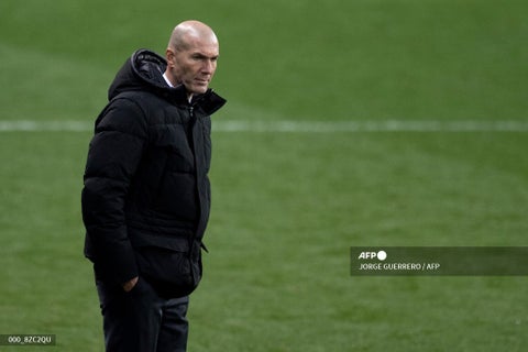 Zinedine Zidane, técnico del Real Madrid
