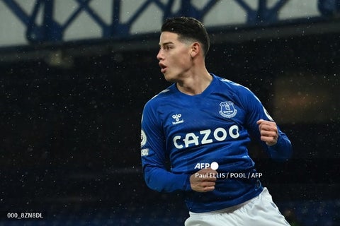 James Rodríguez, Everton