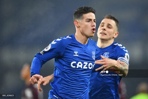 James Rodríguez, Everton