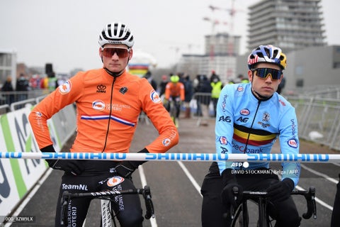 Mathieu Van der Poel y Wout Van Aert