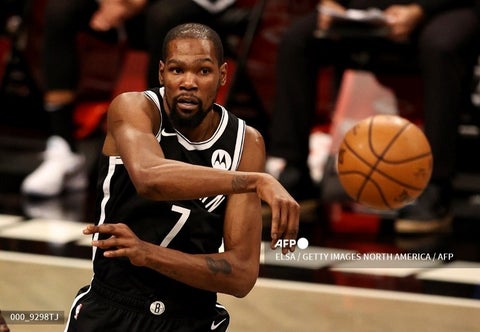 Kevin Durant, jugador de los Nets de Brooklyn