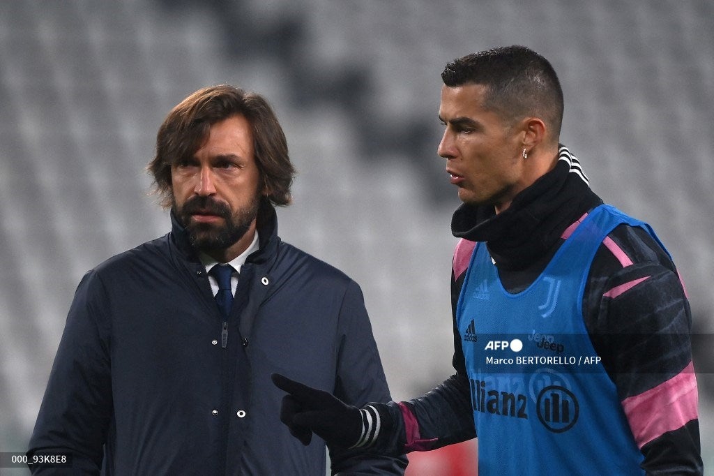 Andrea Pirlo, Cristiano Ronaldo; Juventus 2021