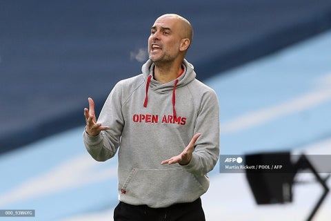 Pep Guardiola, técnico del Manchester City