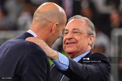 Florentino Pérez y Zidane - Real Madrid