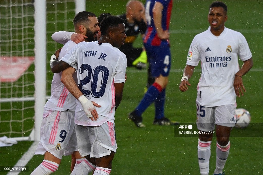 Real Madrid vs Eibar, liga española