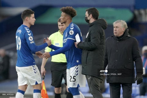 James Rodríguez, Everton 2021